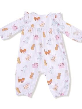 Angel Dear Fancy Pets Ruffle Romper 0-3 3-6 6-12 12-18 18-24 months